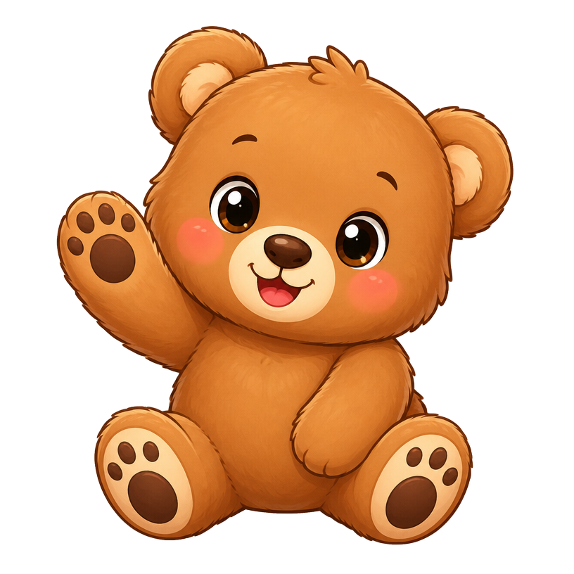 A friendly bear cub