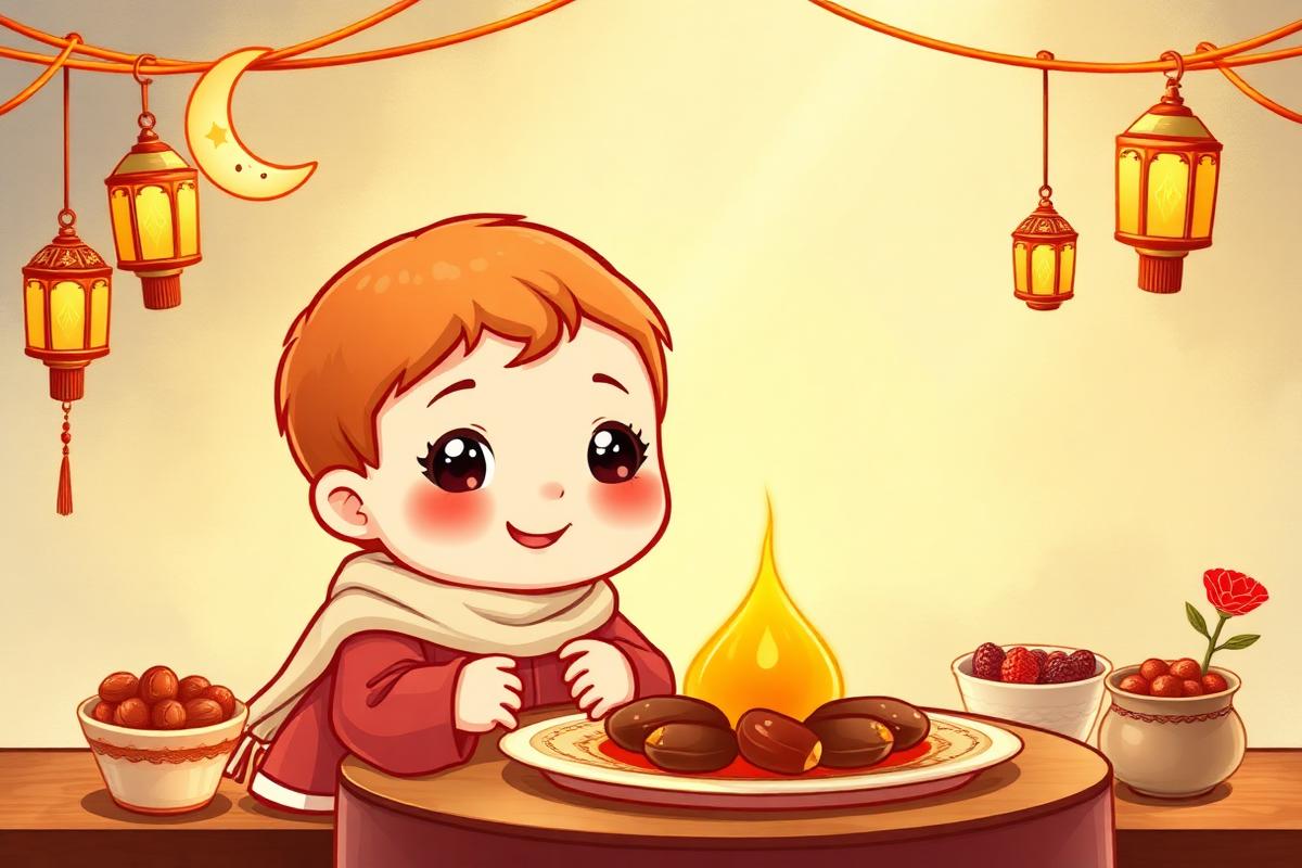 Eid activity book illustration